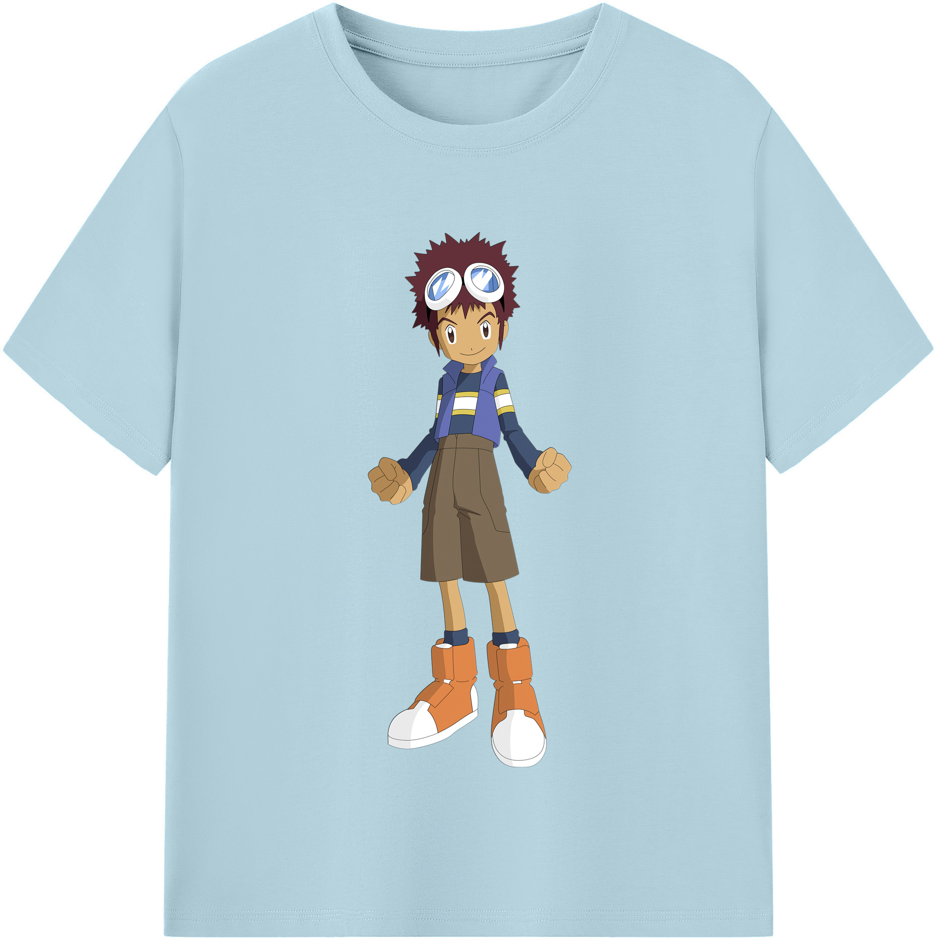 （画像用） Digimon デジタルモンスター/デジモン 綿100％半袖Tシャツ（フロントプリント）